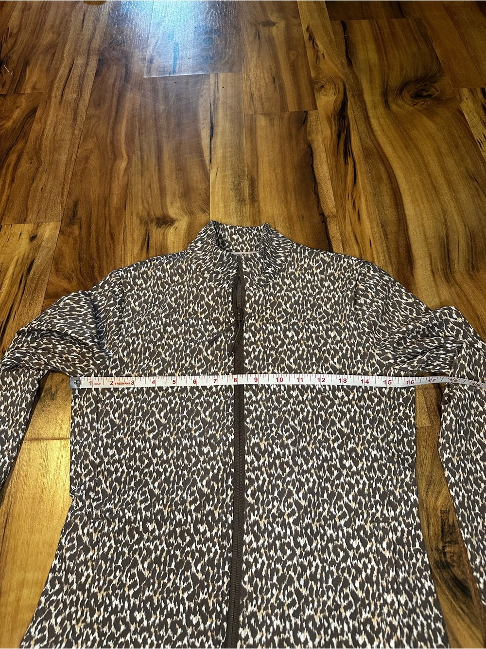 Tommy Bahama Everyday Active Jacket XS Leopard Animal Print Full Zip Stretch - Picture 7 of 9